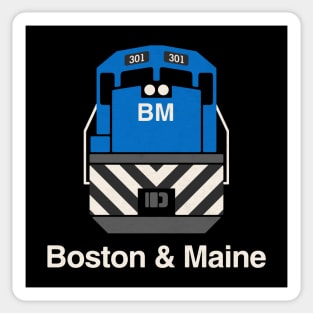 Boston and Maine Railroad Train Engine Sticker